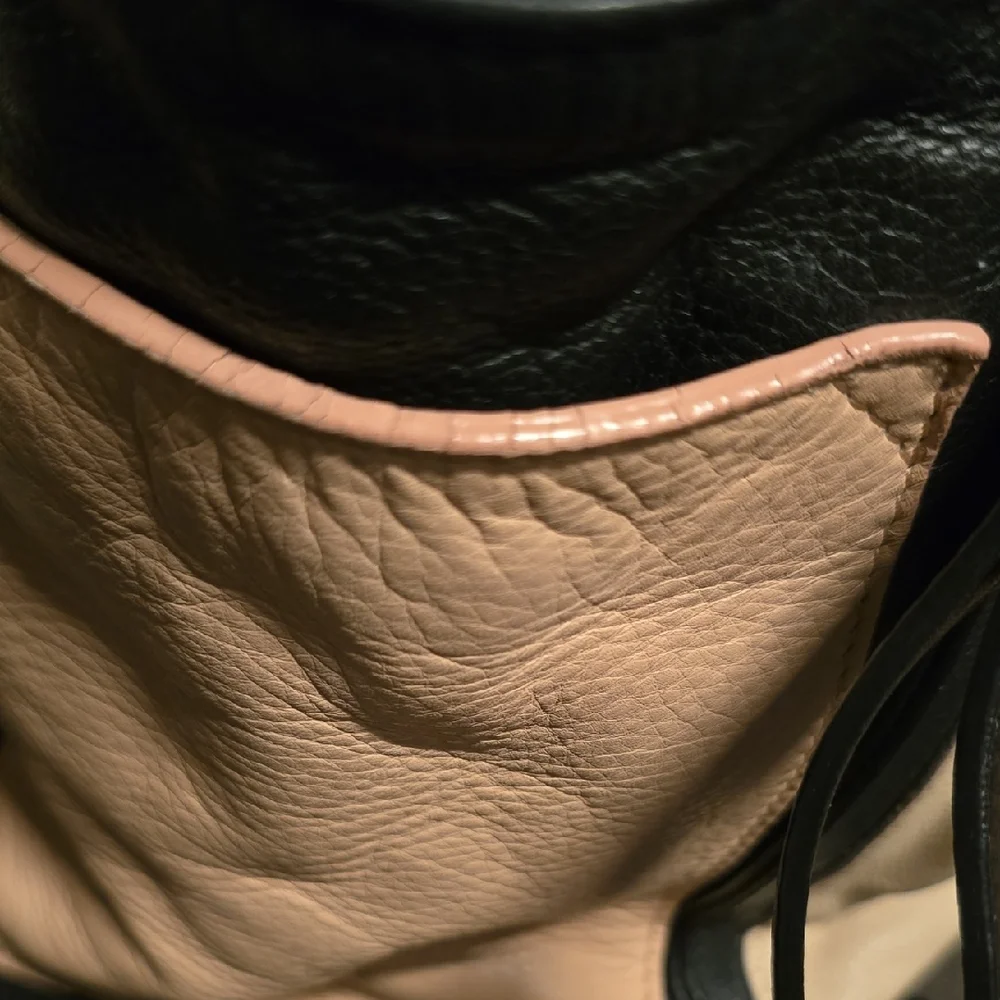 See By Chloe Black and Cream Tote Bag